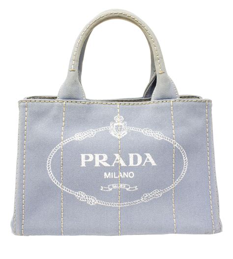 prada blue canapa logo garde